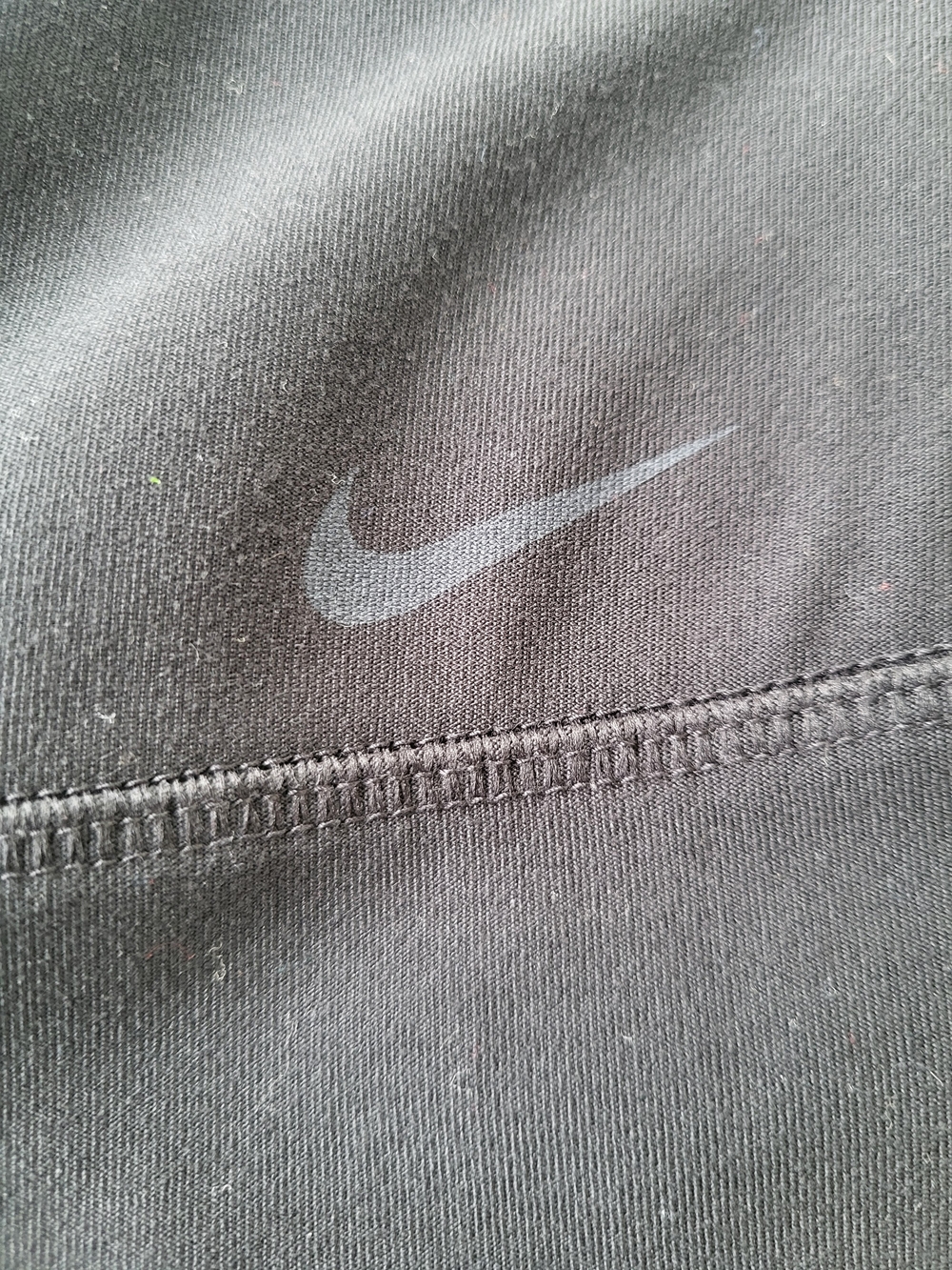 Nike Dri-FIT Legend Capri Leggings Ten Less Plastic Bottles Black Small - Picture 2 of 5